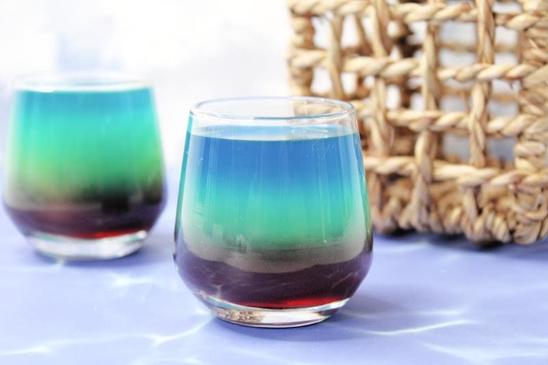 little mermaid cocktail shot