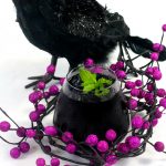 Maleficent Raven Cocktail | Halloween Cocktails | Black Cocktails | Cocktail from Maleficent | #maleficent #cocktail #raven #blackcocktail