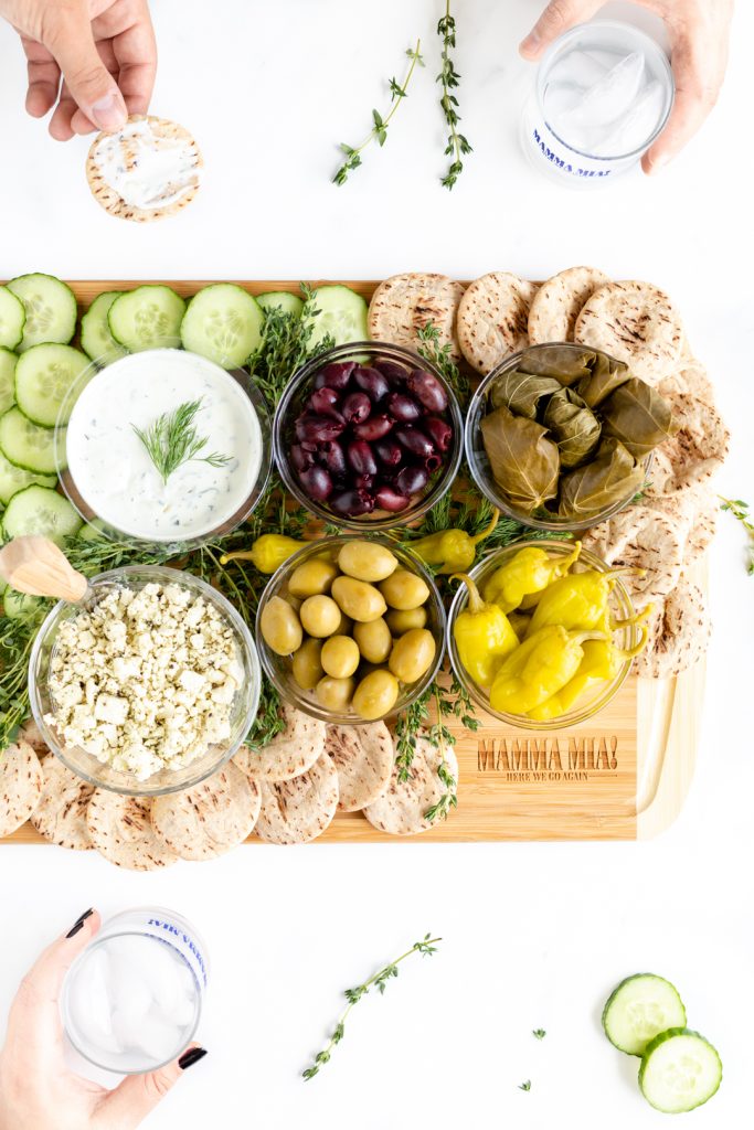 Mamma Mia! Inspired Greek Appetizer Tray