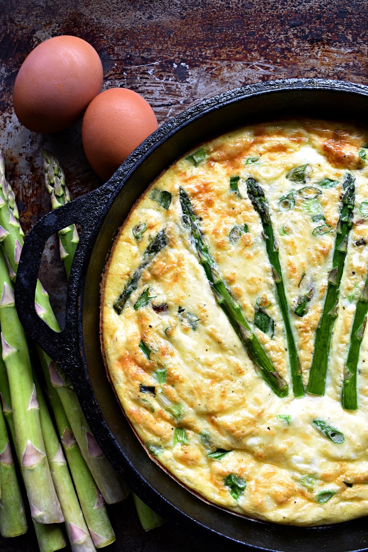 Mushroom and Asparagus Frittata