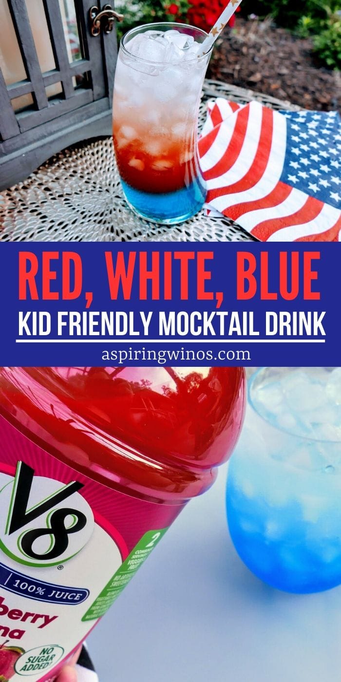 patriotic mocktail