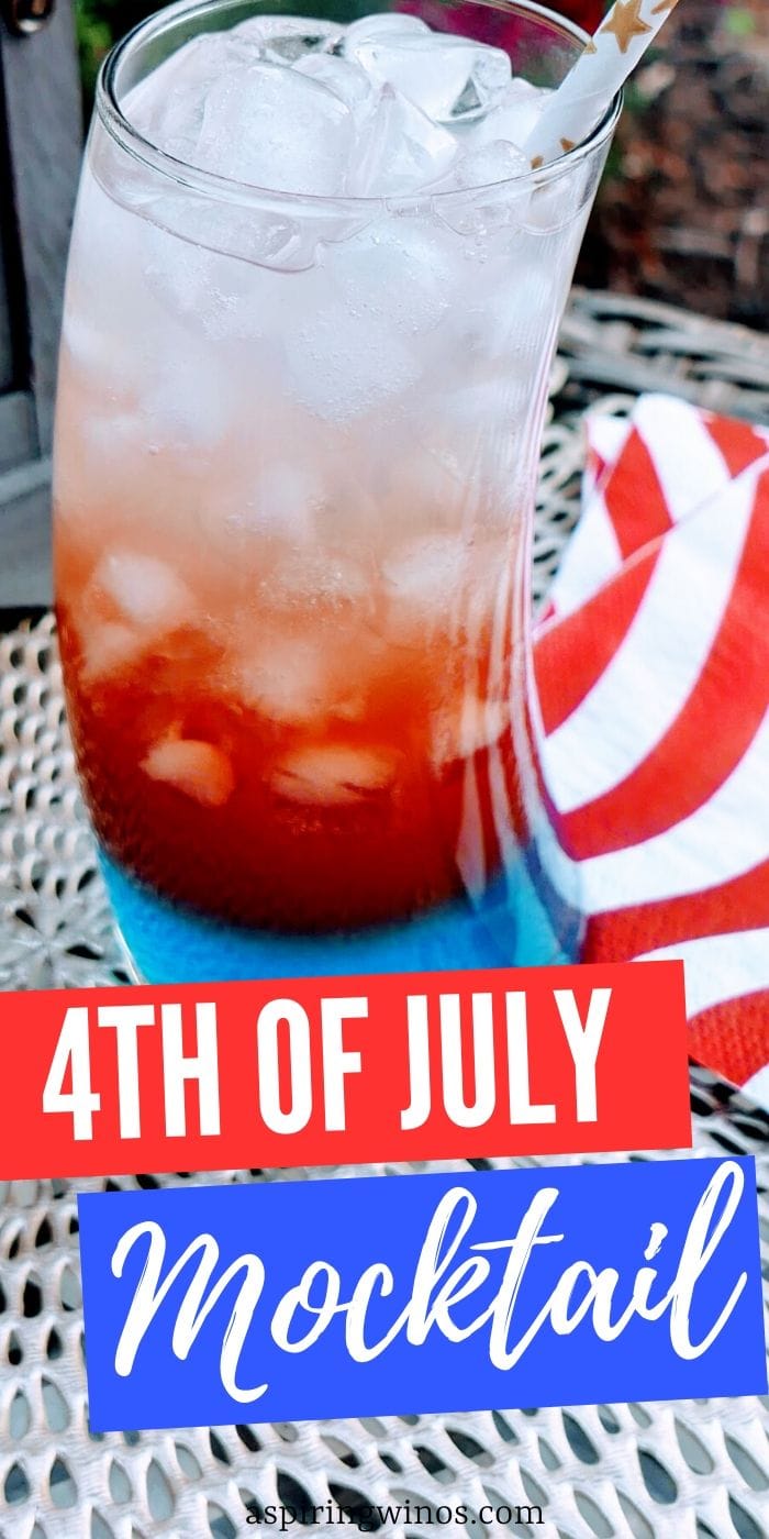 4th of july mocktail