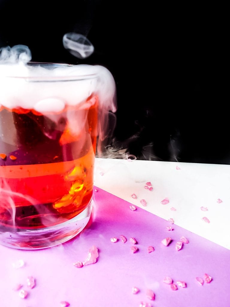 Cave of Wonder - Aladdin inspired cocktail with dry ice is a show stopper at work