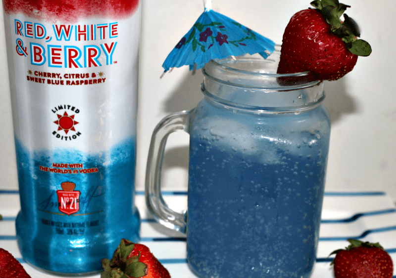 Blue Mule Cocktail