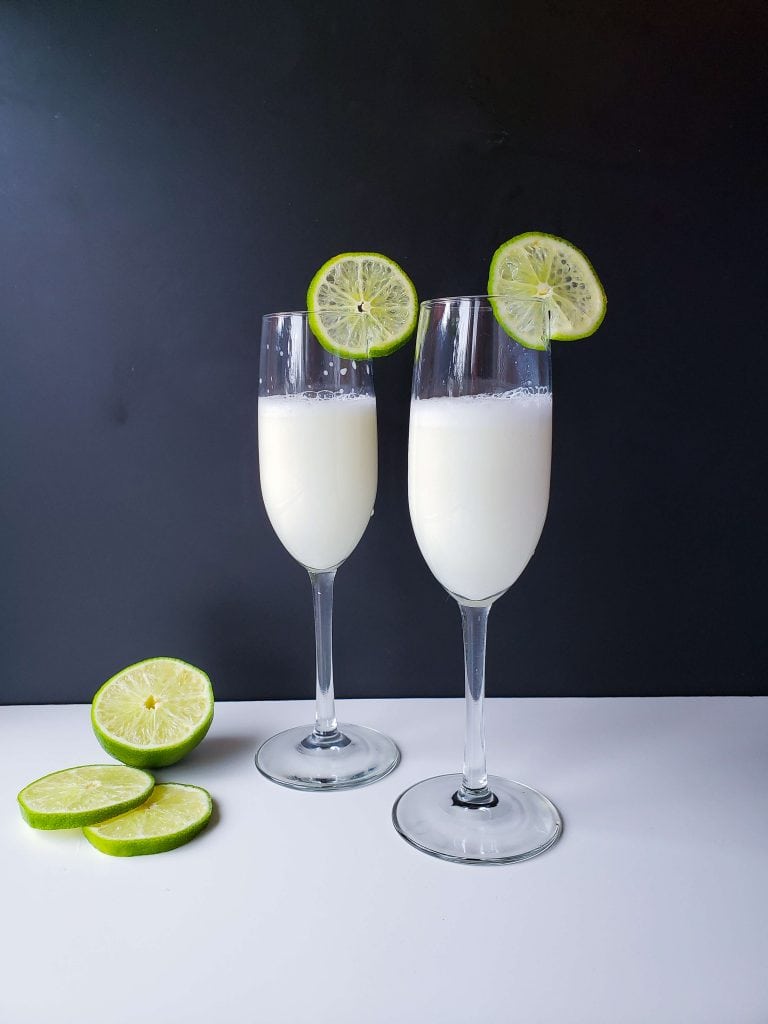 Creamy Margarita Cocktail Recipe - a garnish will always put the final touch on a drink and make it amazing