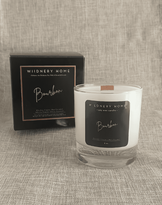 Bourbon Inspired Soy Candle 