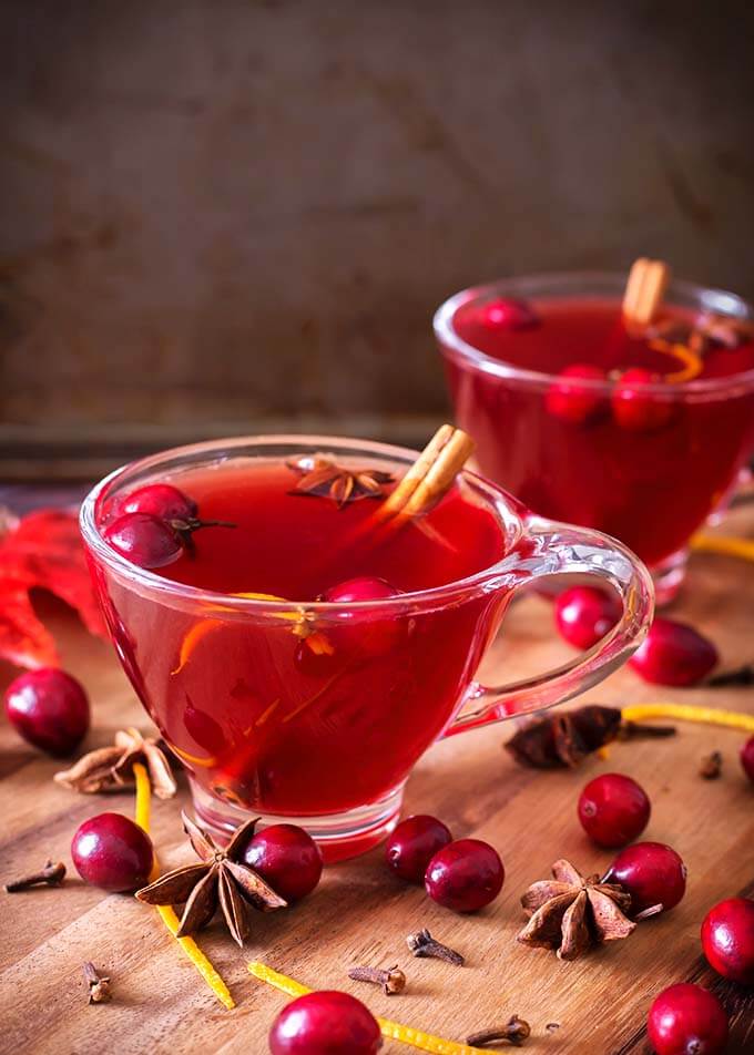 Spiced Cranberry Hot Toddy