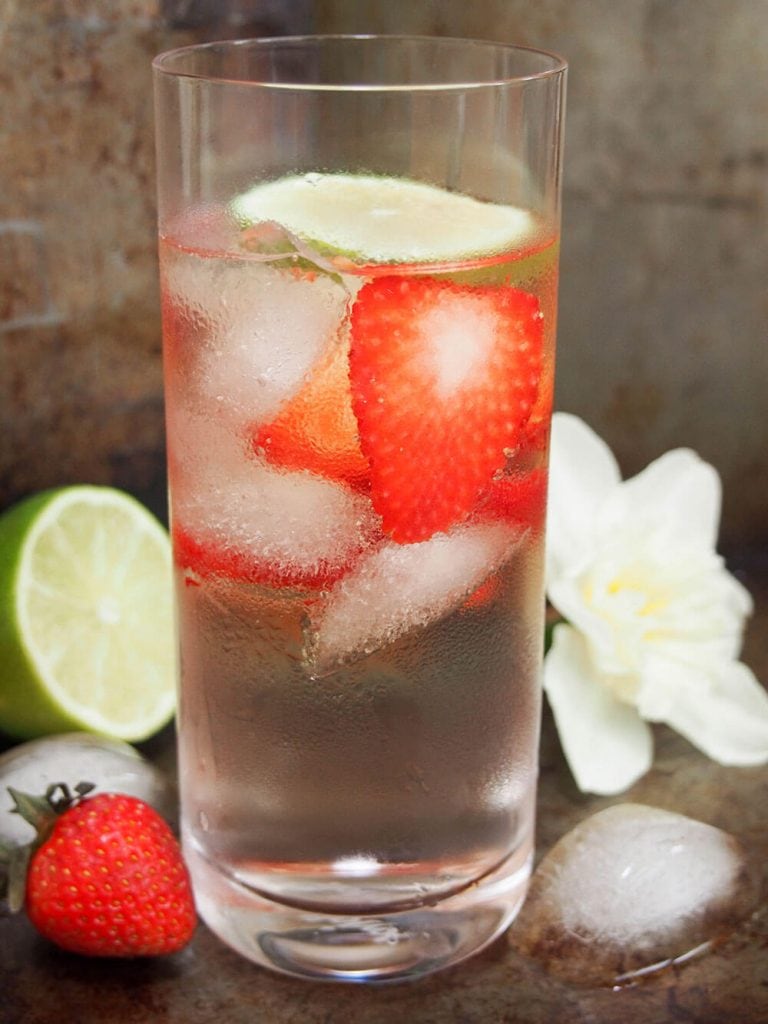 Strawberry St. Germain Gin and Tonic