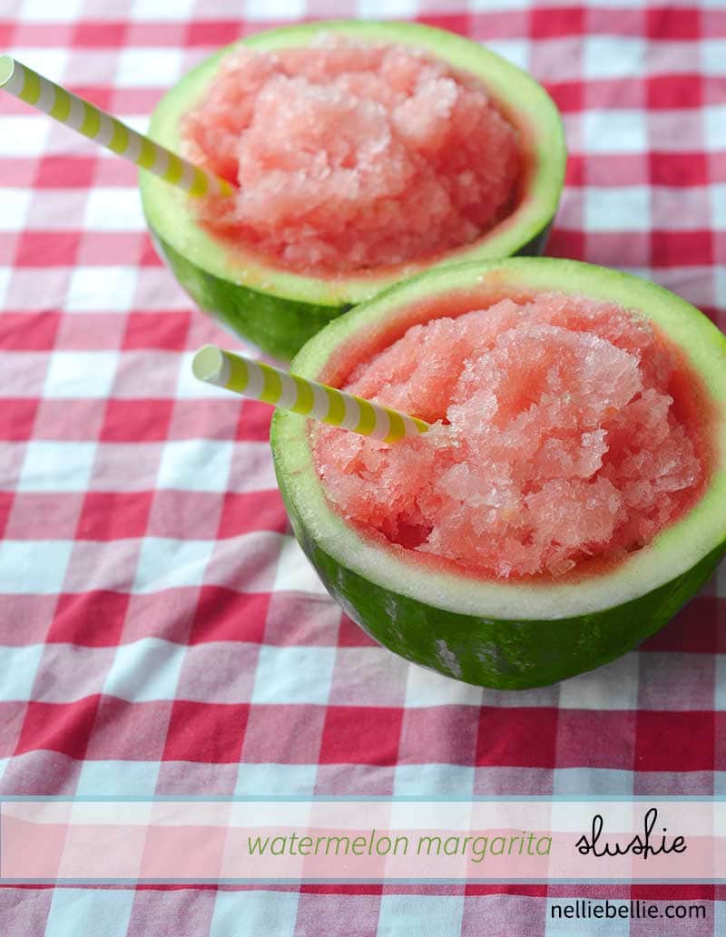 Watermelon Margarita Slushie 