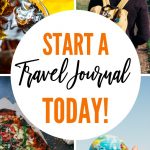 How to start a travel journal today! This is why you should create a travel journal and how you can start a travel journal without feeling overwhelmed. Capture all of your memories in one small book, to spark joy in the future. #traveling #traveljournal #journaltips