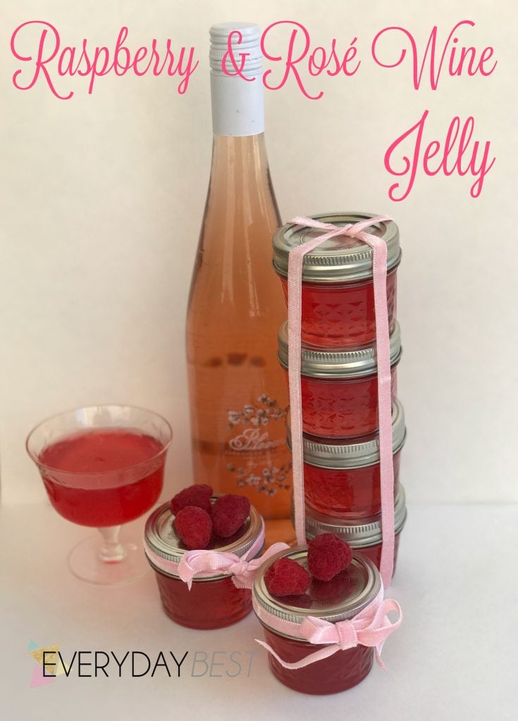 Delicious Jelly Recipes For Your Cheese Board - Raspberry and Rose Wine Jelly Recipe