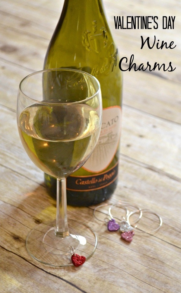 Heart-Shaped Wine Charms