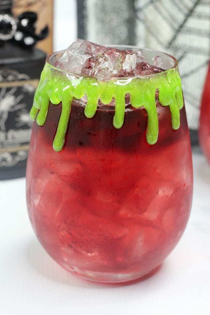 Witch's Blood Cocktail for Halloween - Aspiring Winos