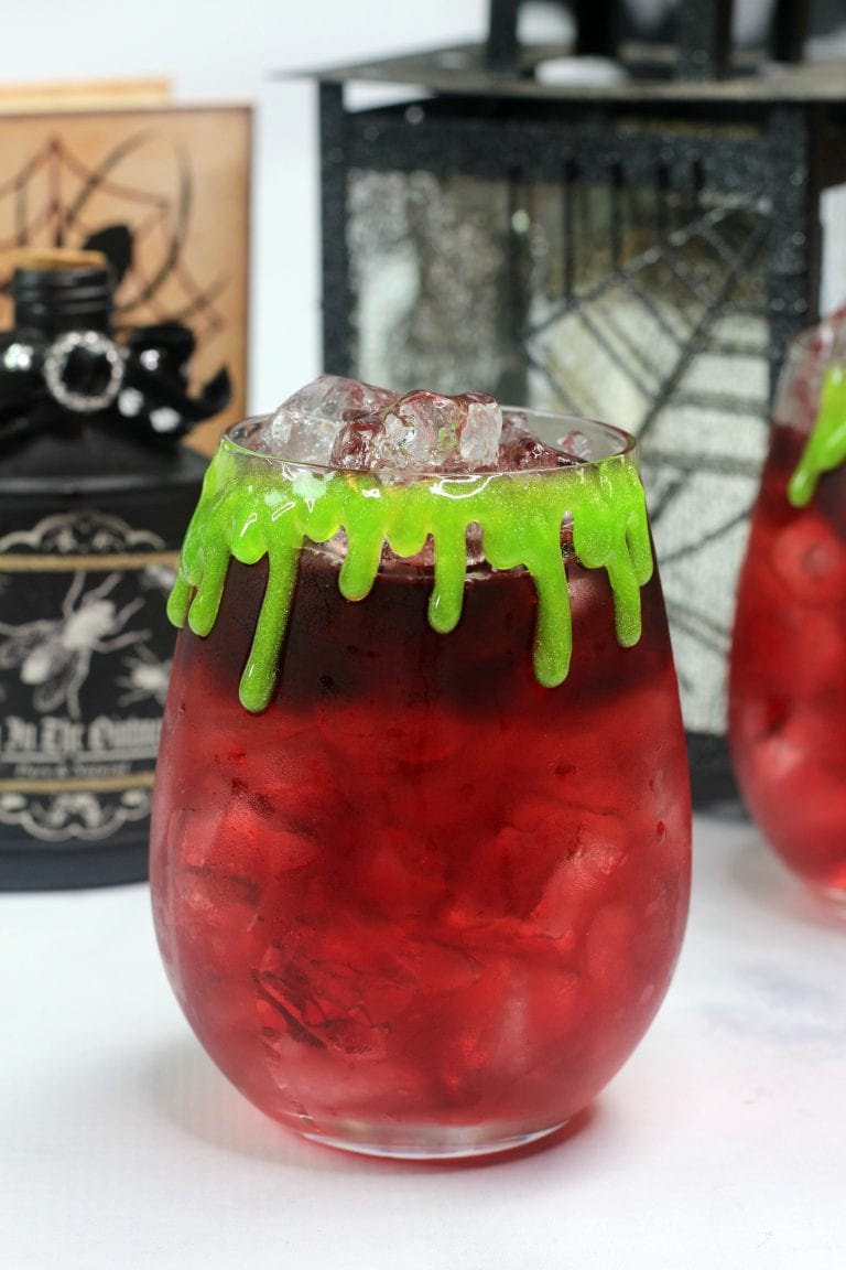 Witch's Blood Cocktail for Halloween - Aspiring Winos